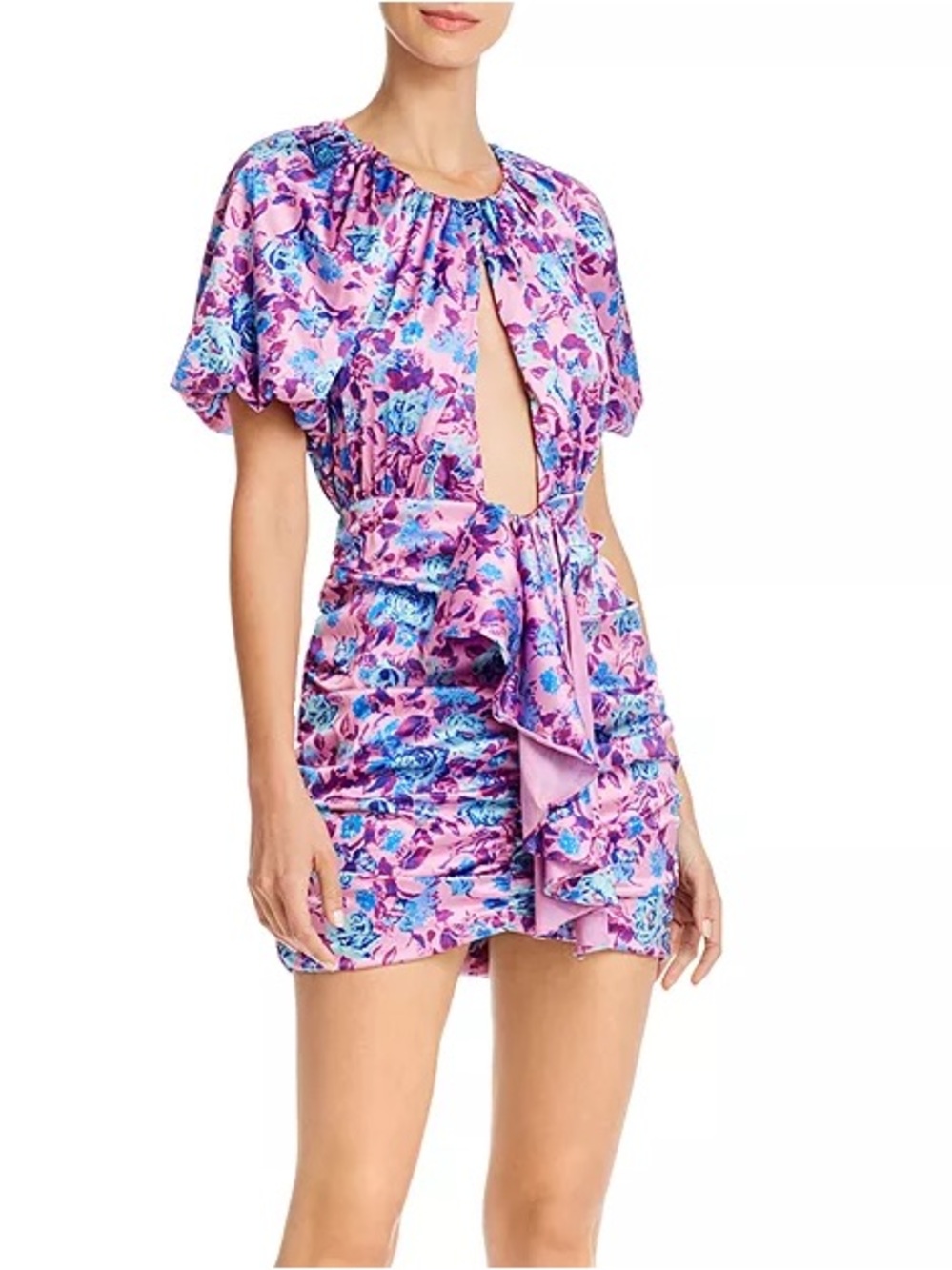 FOR LOVE & LEMONS Tahiti Cutout Mini Dress